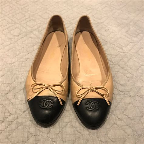 genuine chanel flats